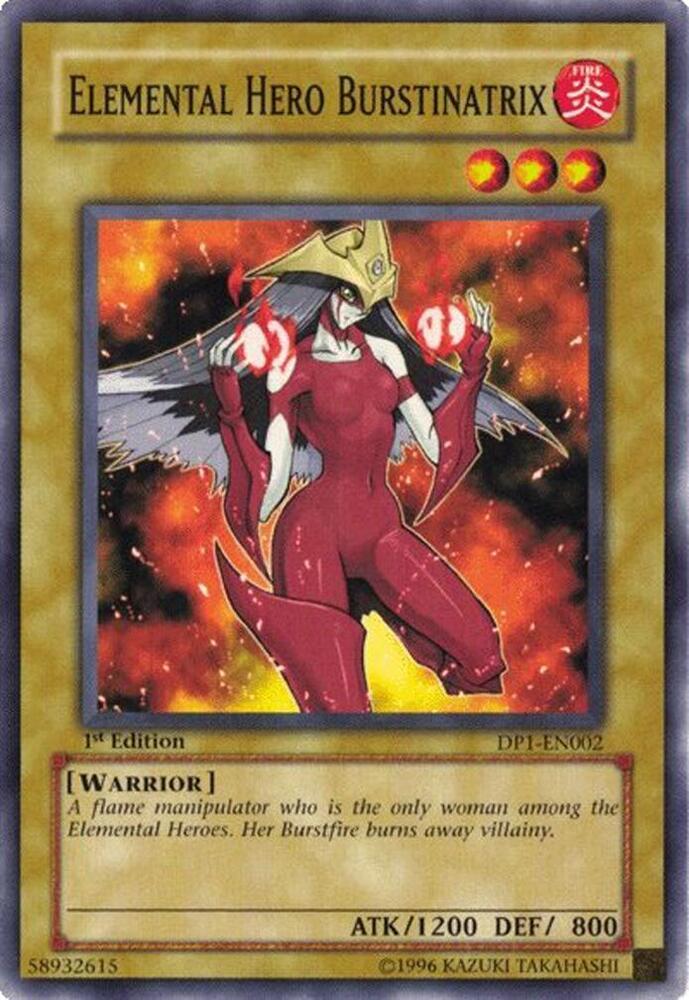 Elemental Hero Burstinatrix - DP1-EN002 - Common / Short Print