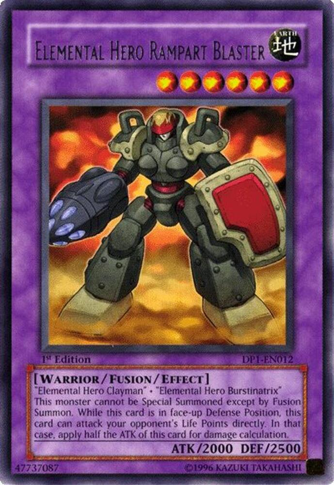 Elemental Hero Rampart Blaster - DP1-EN012 - Rare