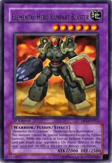 Elemental Hero Rampart Blaster - DP1-EN012 - Rare