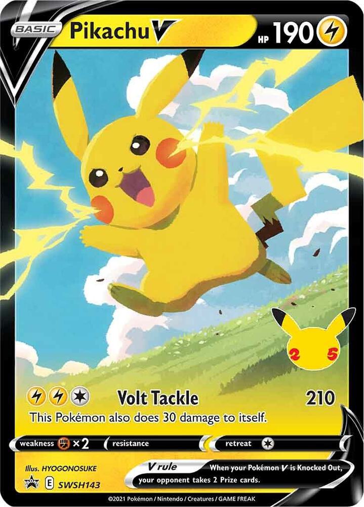 Pikachu V - SWSH143 - SWSH143 - Promo