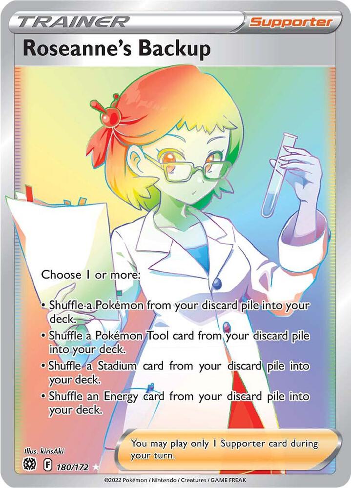 Roseanne's Backup (Secret) - 180/172 - Secret Rare