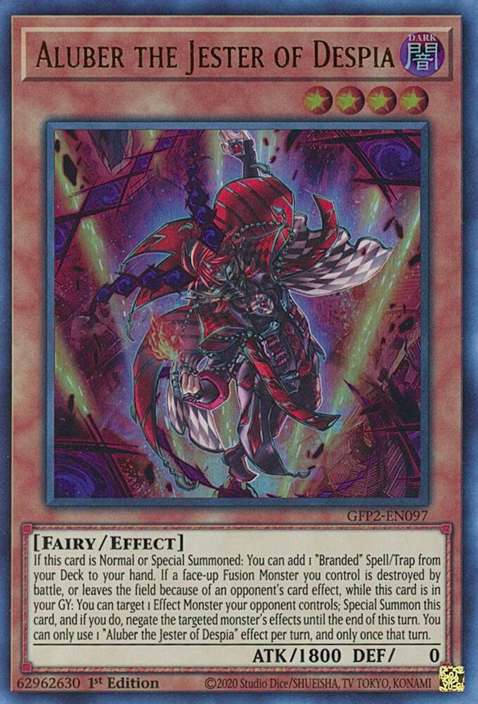 Aluber the Jester of Despia - GFP2-EN097 - Ultra Rare