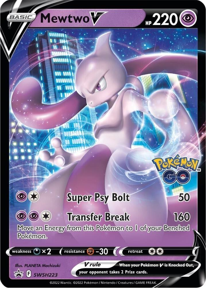 Mewtwo V - SWSH223 - SWSH223 - Promo