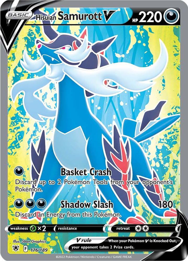 Hisuian Samurott V (Full Art) - 176/189 - Ultra Rare