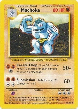 Machoke - 034/102 - Uncommon
