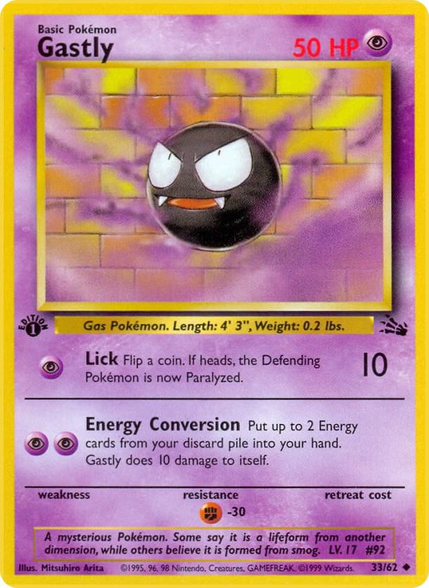 Gastly - 33/62 - Uncommon