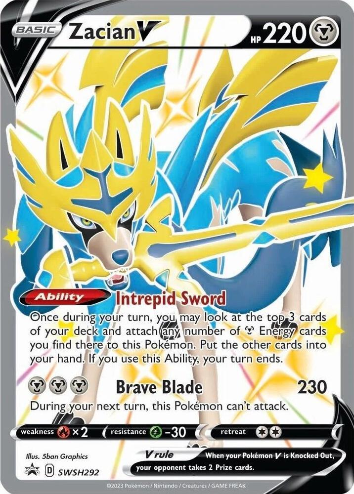 Zacian V (Shiny) - SWSH292 - SWSH292 - Promo