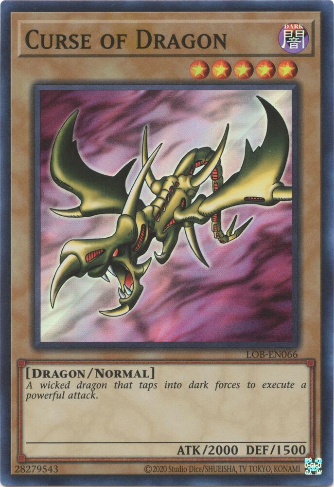 Curse of Dragon - LOB-EN066 - Super Rare