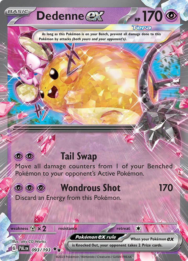 Dedenne ex - 093/193 - Double Rare