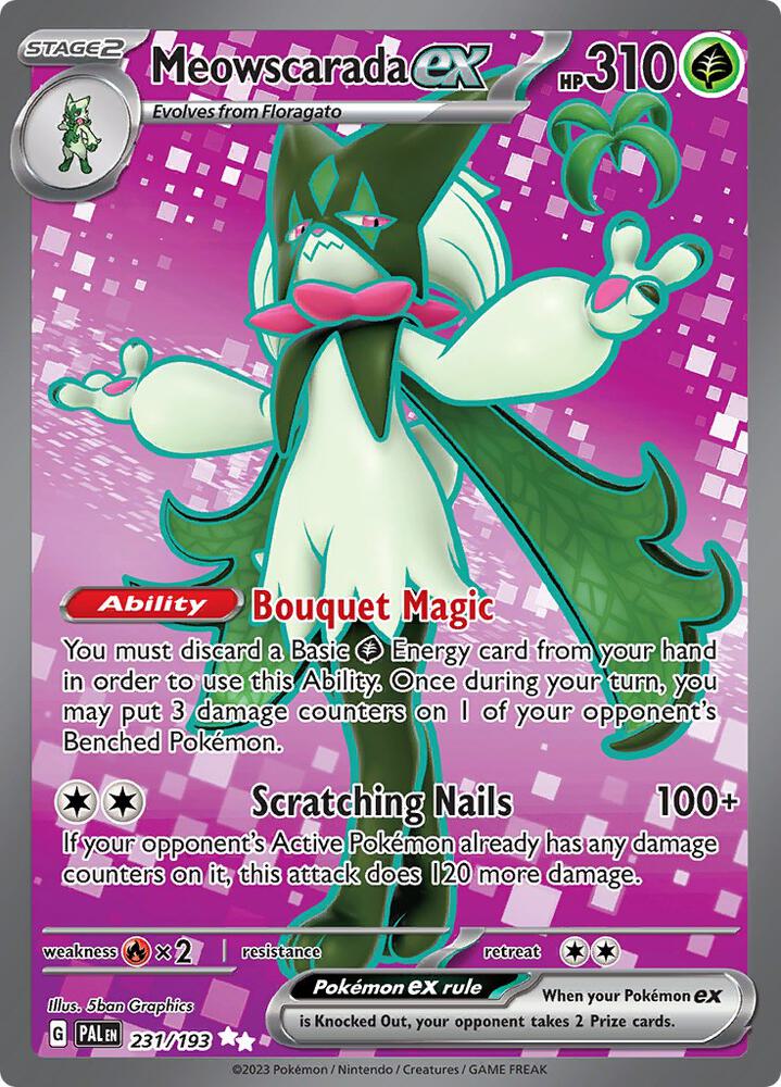 Meowscarada ex - 231/193 - Ultra Rare