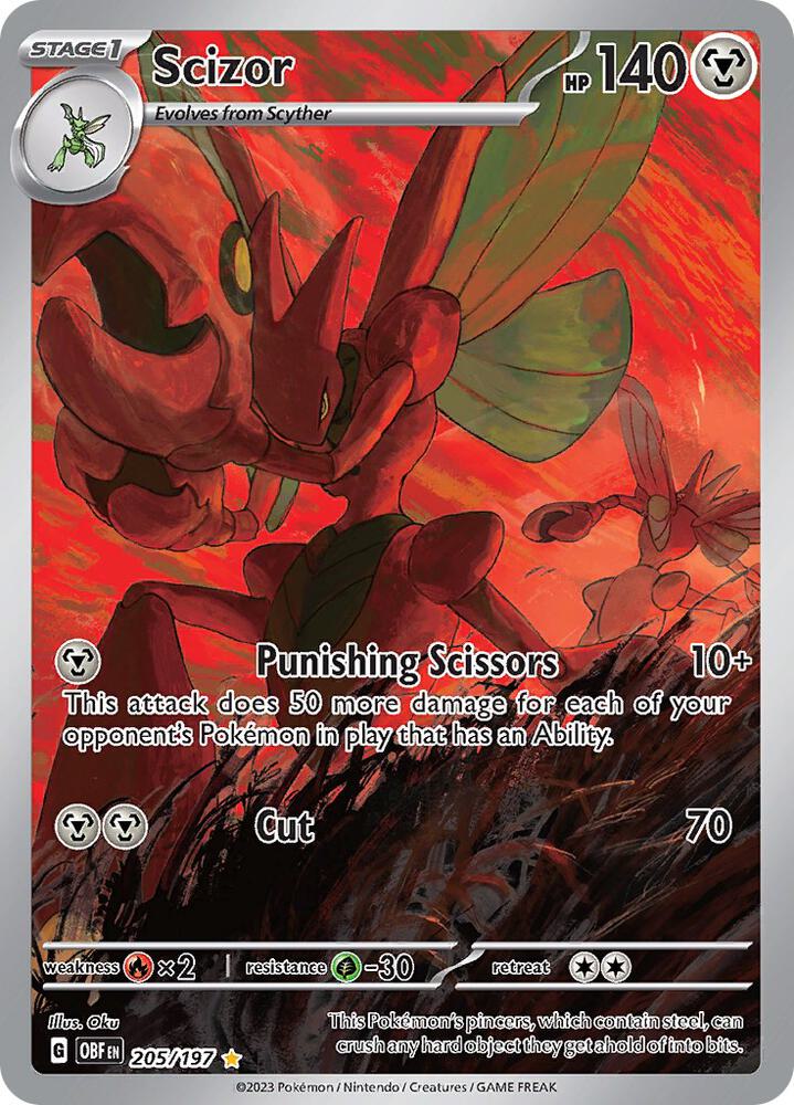 Scizor - 205/197 - Illustration Rare