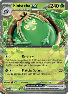 Sinistcha ex - 023/167 - Double Rare