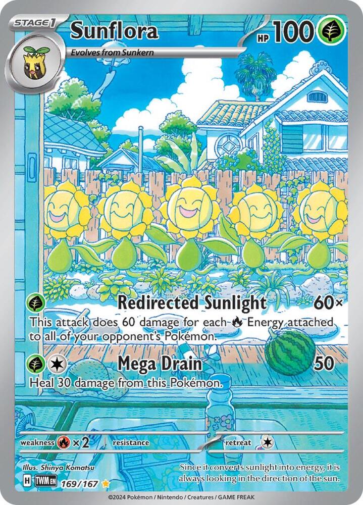 Sunflora - 169/167 - Illustration Rare