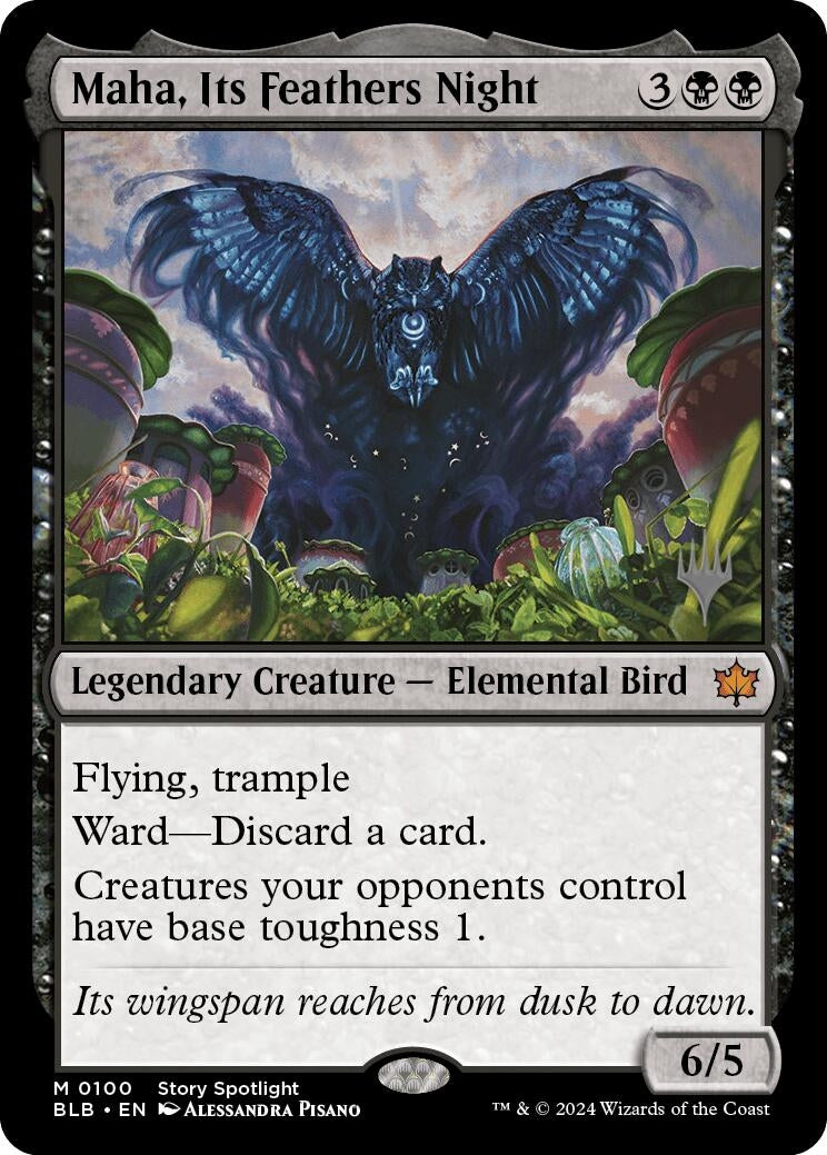 Maha, Its Feathers Night (100) (PPBLB)