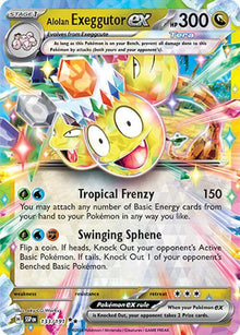 Alolan Exeggutor ex - 133/191 - Double Rare