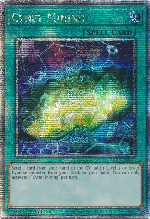 Cynet Mining (Quarter Century Secret Rare) - RA03-EN067 - Quarter Century Secret Rare