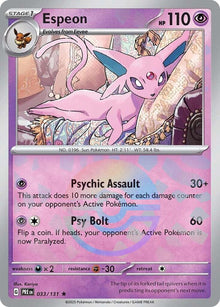 Espeon (Poke Ball Pattern) - 033/131 - Rare