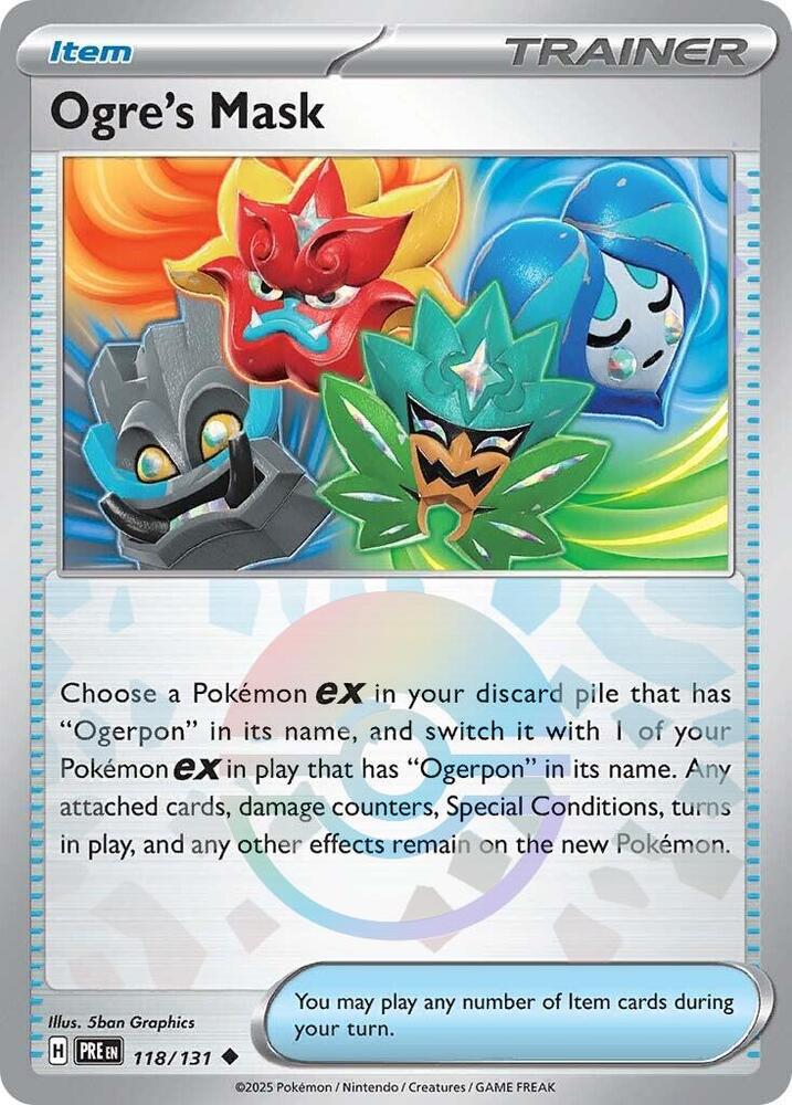 Ogre's Mask (Poke Ball Pattern) - 118/131 - Uncommon
