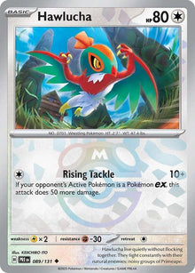 Hawlucha (Master Ball Pattern) - 089/131 - Uncommon
