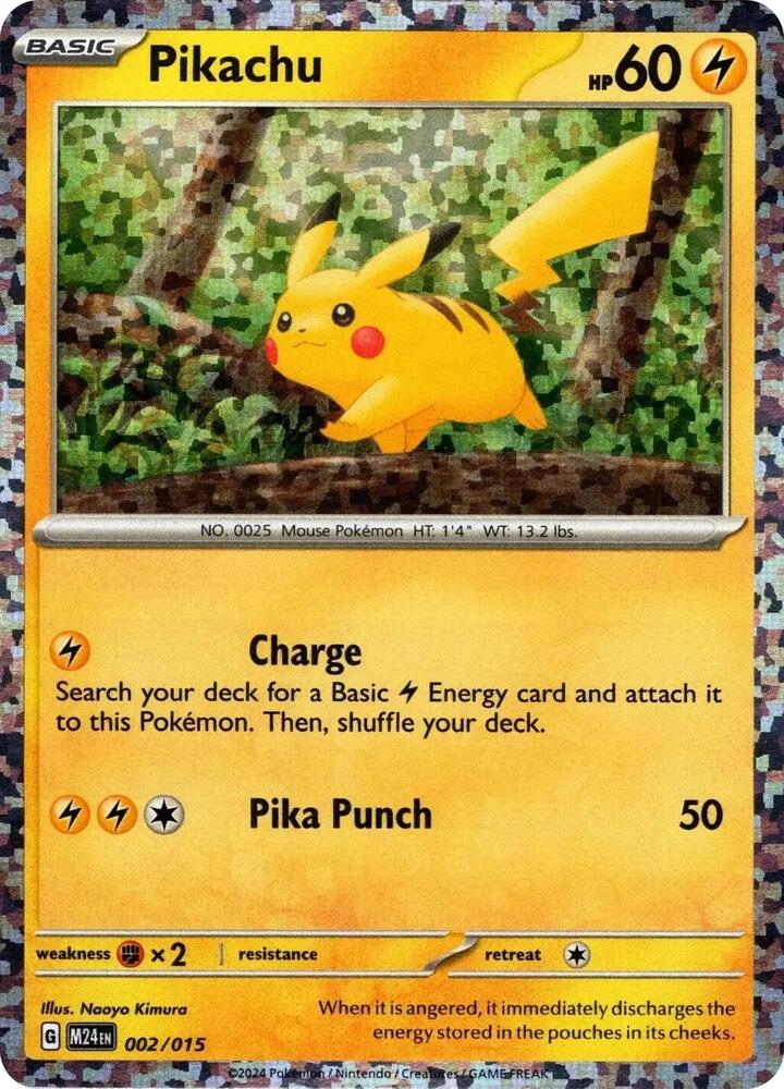 Pikachu - 002/015 - Promo