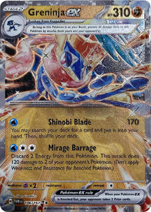 Greninja ex (GameStop Metal Card) - 106/167 - Double Rare
