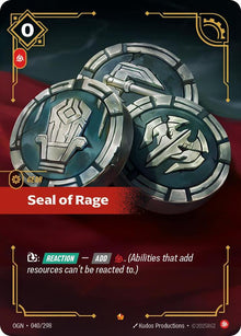 Seal of Rage - 040/298 - Epic