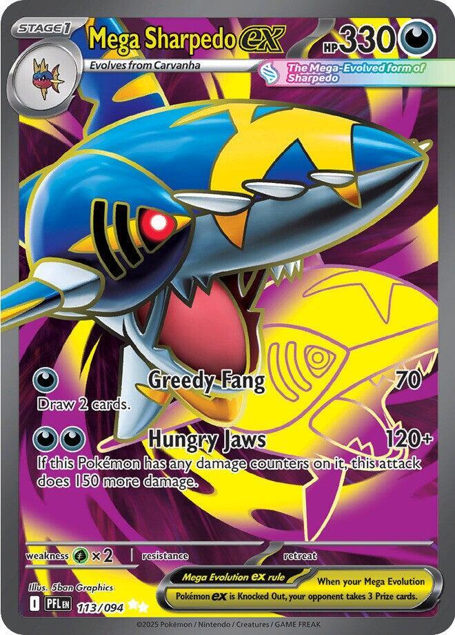 Mega Sharpedo ex - 113/094 - Ultra Rare