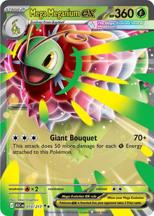 Mega Meganium ex - 010/217 - Double Rare