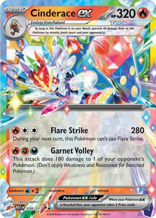 Cinderace ex - 038/217 - Double Rare