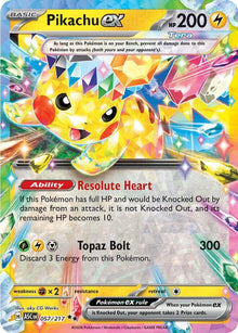 Pikachu ex - 057/217 - Double Rare