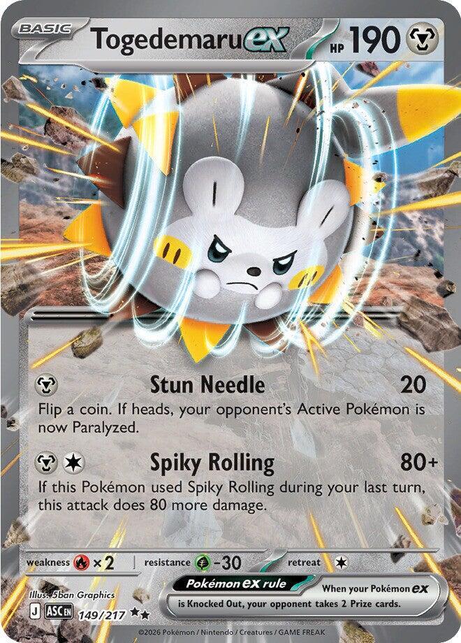 Togedemaru ex - 149/217 - Double Rare