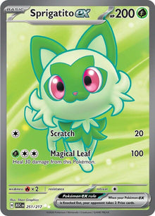 Sprigatito ex - 251/217 - Ultra Rare