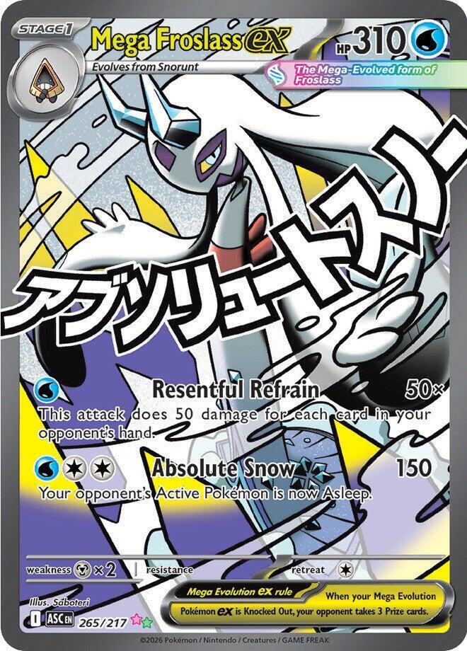 Mega Froslass ex - 265/217 - Mega Attack Rare