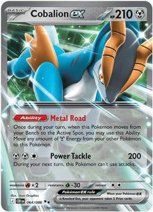 Cobalion ex - 064/086 - Double Rare