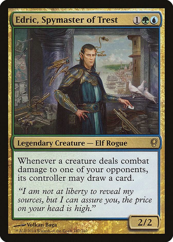 Edric, Spymaster of Trest - 187 - Rare