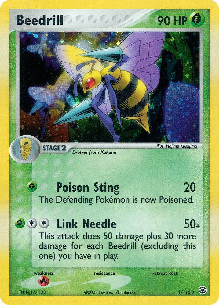 Beedrill - 1/112 - Holo Rare