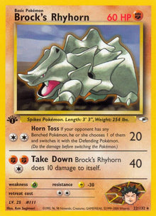 Brock's Rhyhorn (22) - 022/132 - Rare