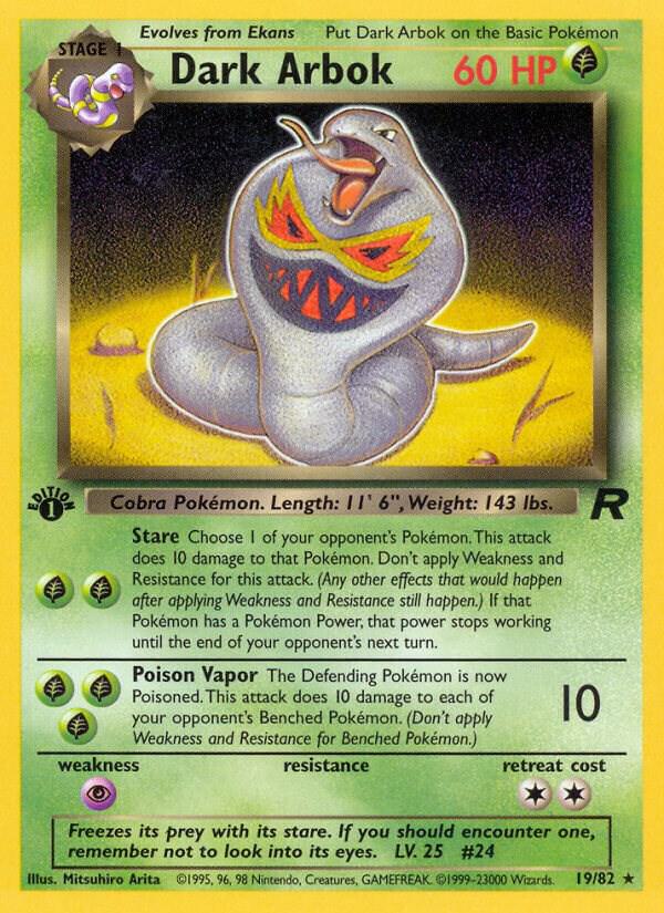Dark Arbok (19) - 19/82 - Rare