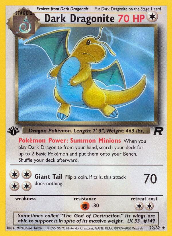 Dark Dragonite (22) - 22/82 - Rare