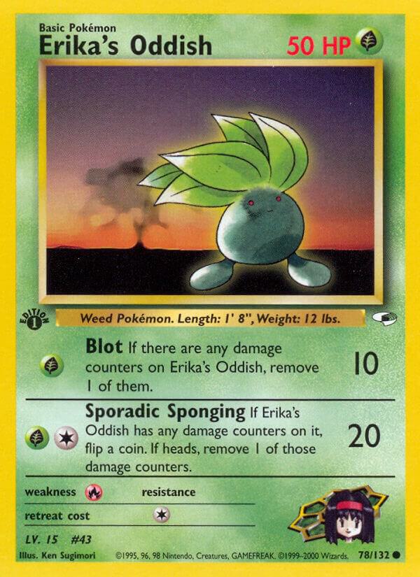 Erika's Oddish (78) - 078/132 - Common