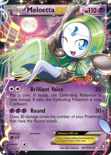 Meloetta EX - RC11/RC25 - Ultra Rare