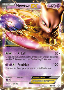 Mewtwo EX - 54/113 - Ultra Rare