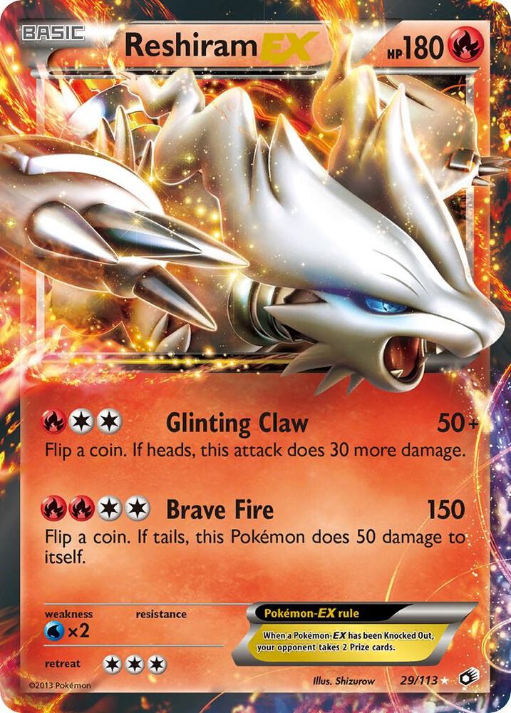 Reshiram EX - 29/113 - Ultra Rare