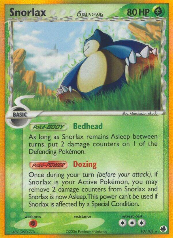 Snorlax (Delta Species) - 10/101 - Holo Rare