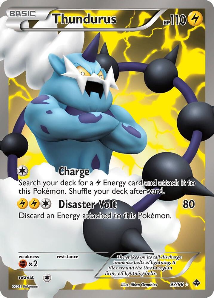 Thundurus (97 Full Art) - 97/98 - Ultra Rare