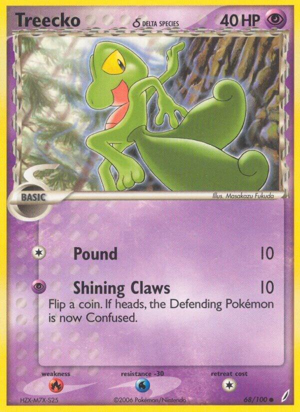 Treecko (Delta Species) - 68/100 - Common