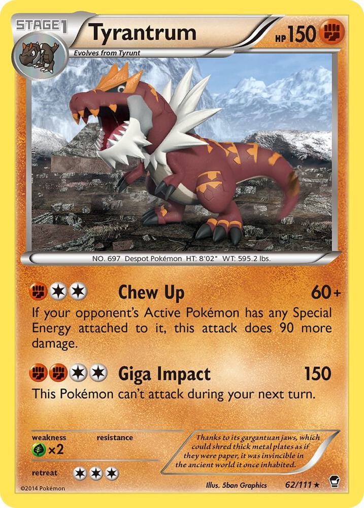Tyrantrum - 62/111 - Rare