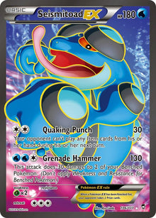 Seismitoad EX (106 Full Art) - 106/111 - Ultra Rare