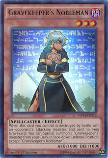 Gravekeeper's Nobleman - MP14-EN212 - Ultra Rare