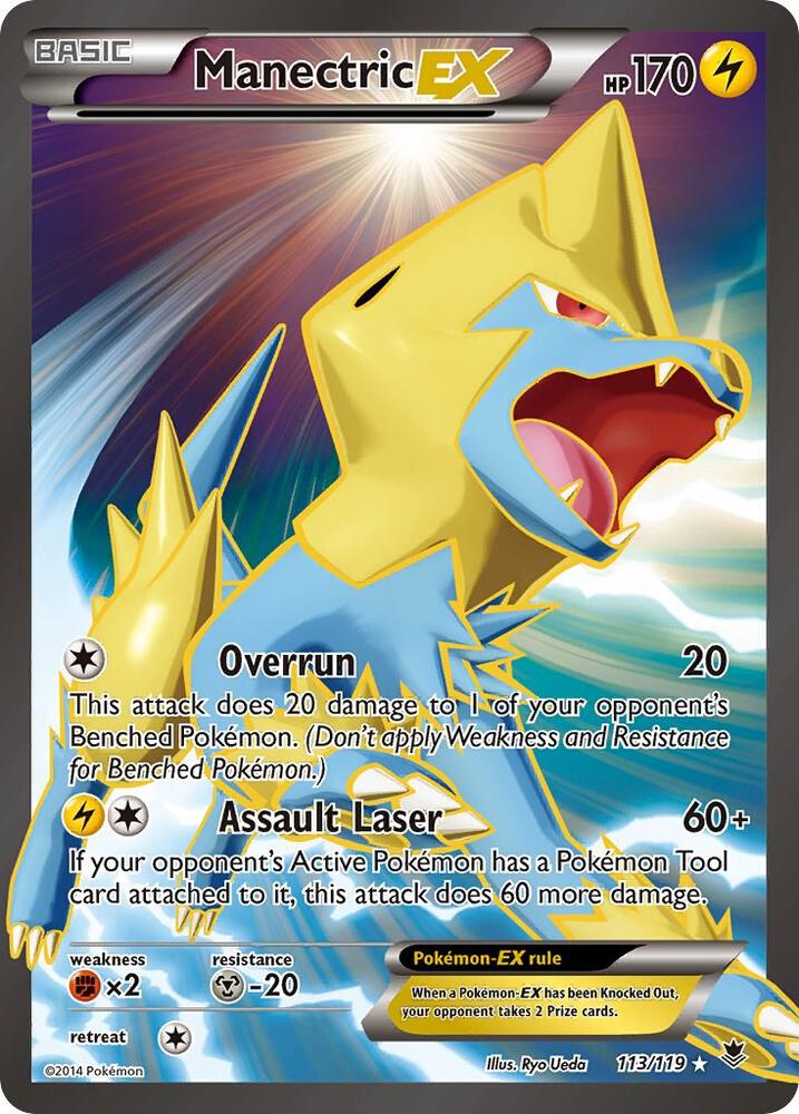 Manectric EX (113 Full Art) - 113/119 - Ultra Rare